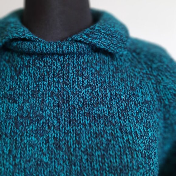 Vintage Dark Green Knit Gerard Works Sweater - Picture 6 of 7